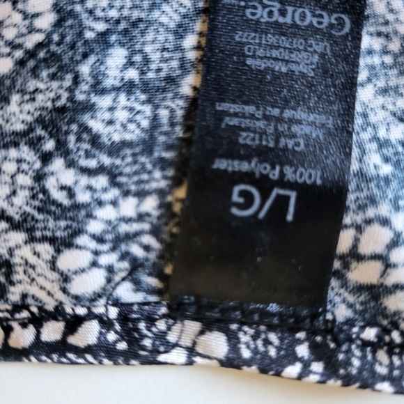 Lacey floral Print Babydoll Chemise/Lingerie in size Large George - Picture 9 of 9